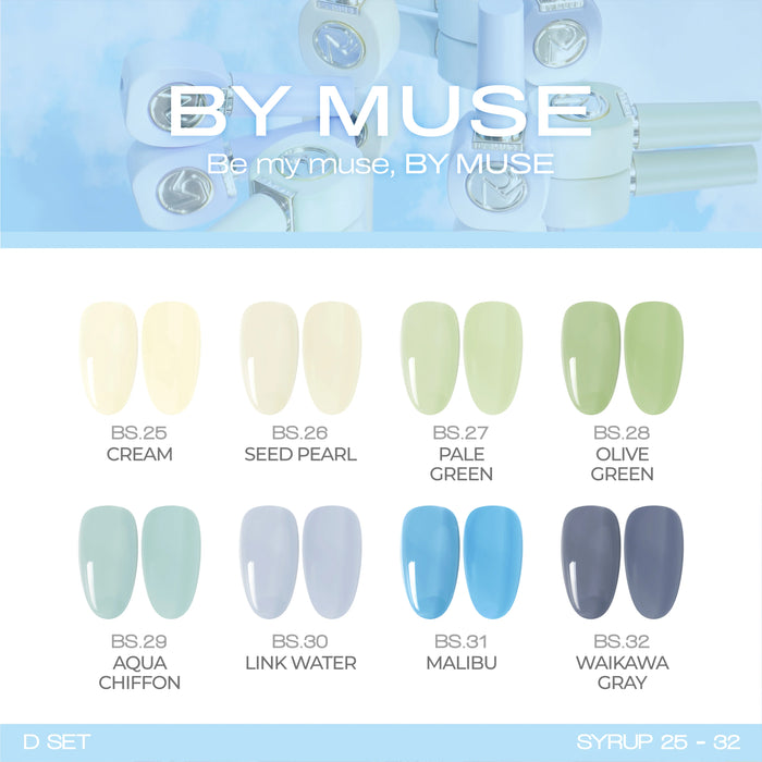 BY MUSE 8pcs Set D