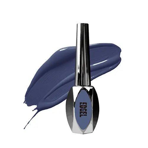 A long, elaborative ALT text for the image of the EDGEL Color Gel 306 product, considering the provided brand keywords, would be:

Vibrant EDGEL Color Gel 306, a high-quality nail polish product used extensively in Korean nail salons. The sleek, chrome-accented bottle showcases the rich, luxurious deep blue gel formula, which promises long-lasting, chip-resistant coverage when cured under a UV or LED lamp for 60 seconds, as per the included instr