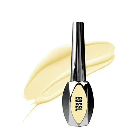 Vibrant and trendy color gel polish from the EDGEL brand, showcasing a chic black bottle with a striking yellow label. Offers a high-quality, long-lasting nail salon experience in the convenience of your own home. Cure under UV or LED light for a smooth, salon-perfect finish.