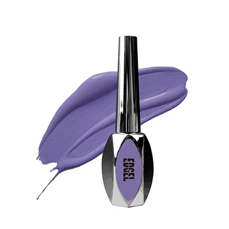 EDGEL Color Gel 603 nail polish in a vibrant purple shade, showcasing the sleek and modern packaging design with a glossy metallic applicator for easy and precise application. The product description highlights its popularity in Korean nail salons and availability for European consumers seeking high-quality, affordable nail care solutions.