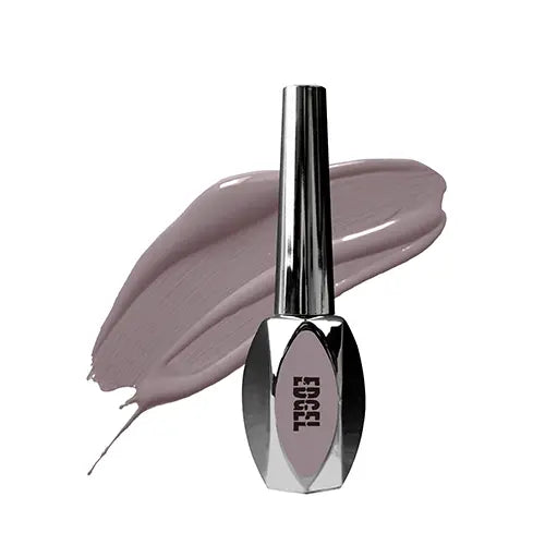 A high-quality, long-wearing EDGEL Color Gel 705 nail polish bottle with a sleek chrome cap, showcasing a rich, creamy taupe color against a plain white background. This premium Korean nail care product is designed for easy at-home application and long-lasting wear, offering salon-quality results for the discerning Shopify customer.