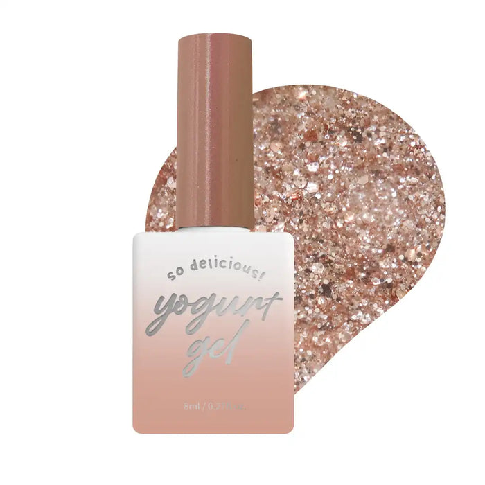 Elegant and sparkling nail gel set for bridal showers and wedding day manicures, featuring four syrup gels and four glitter gels in timeless, sophisticated shades to elevate the wedding experience.