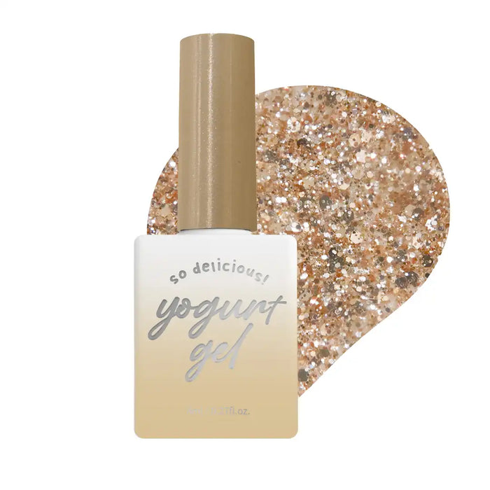 Elegant and feminine nail polish collection featuring a variety of syrup-like and glittering gel shades, perfect for bridal showers and wedding day manicures. The Yogurt Nail Korea Bridal Shower Collection offers a sophisticated and sparkling touch to any bride's look, with four syrup and four glitter gel polishes beautifully packaged.