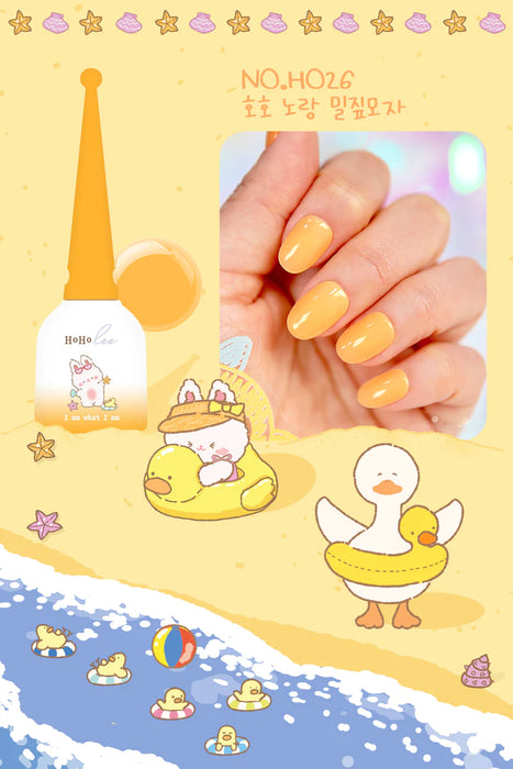 Vibrant and whimsical nail polish set featuring a variety of adorable characters and jelly-like shades, perfect for adding a touch of summer cheer to nails.