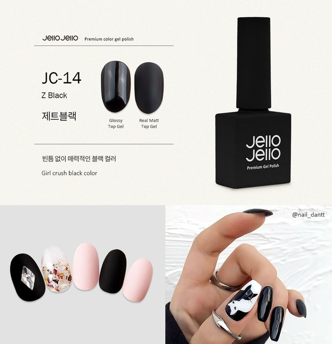 JELLO JELLO Color Gel JC14 Girl Crush Black (10ml)