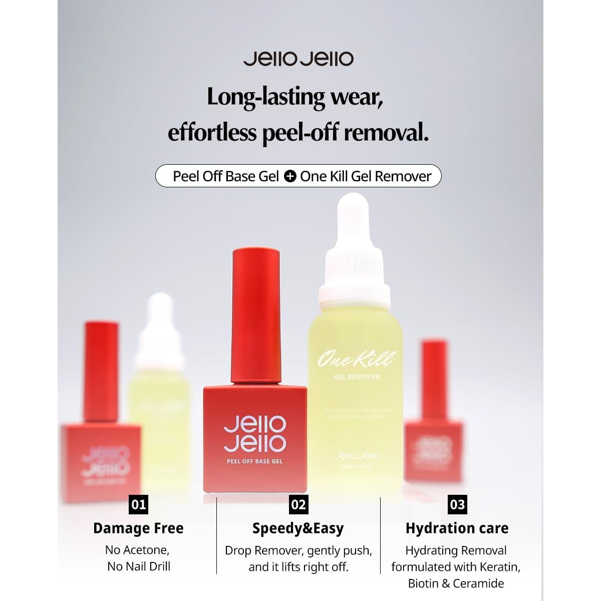 Korean Nail Polish - JELLO JELLO One Kill Remover – Pretty Yeppuda