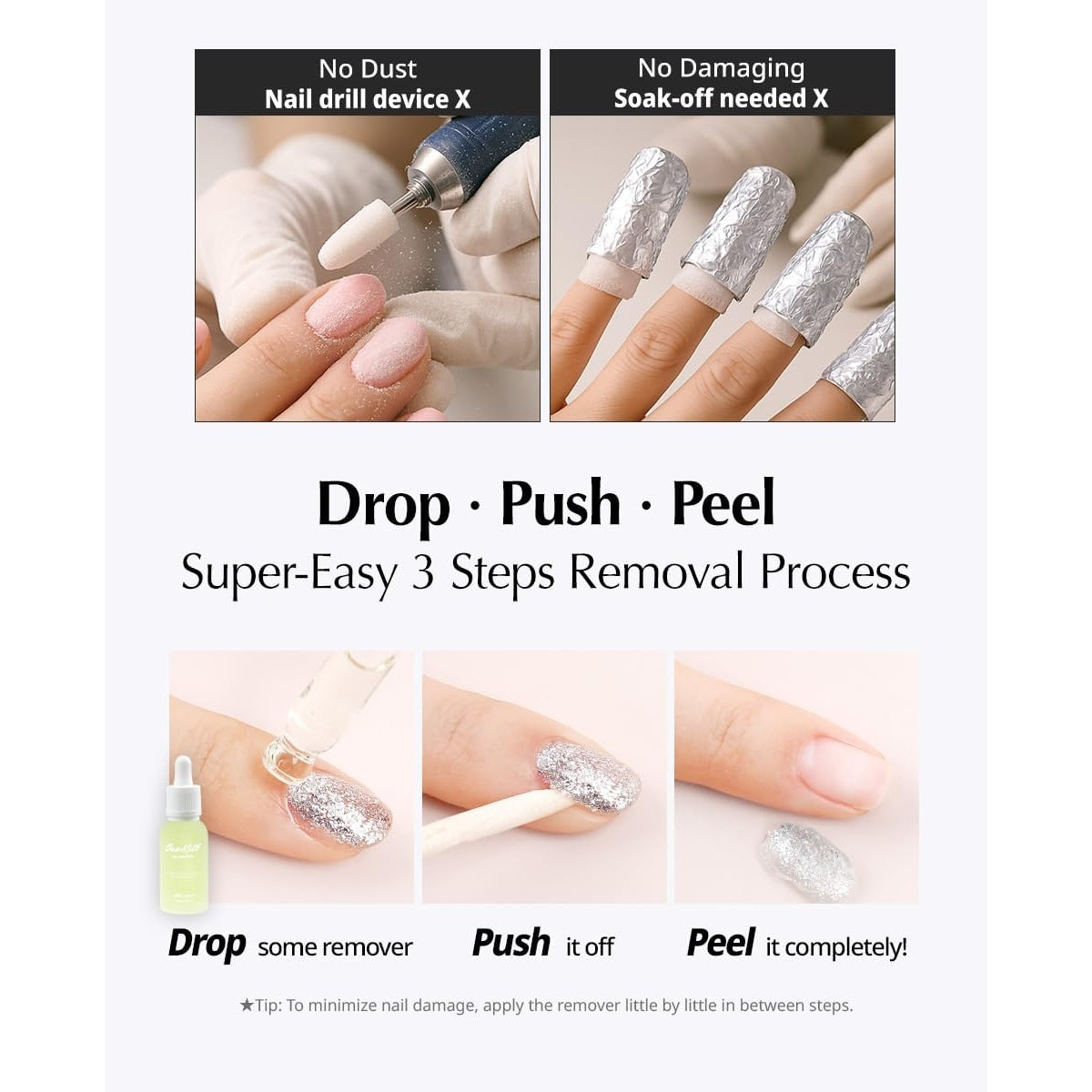 JELLO JELLO One Kill Remover + Peel Off Base Set New