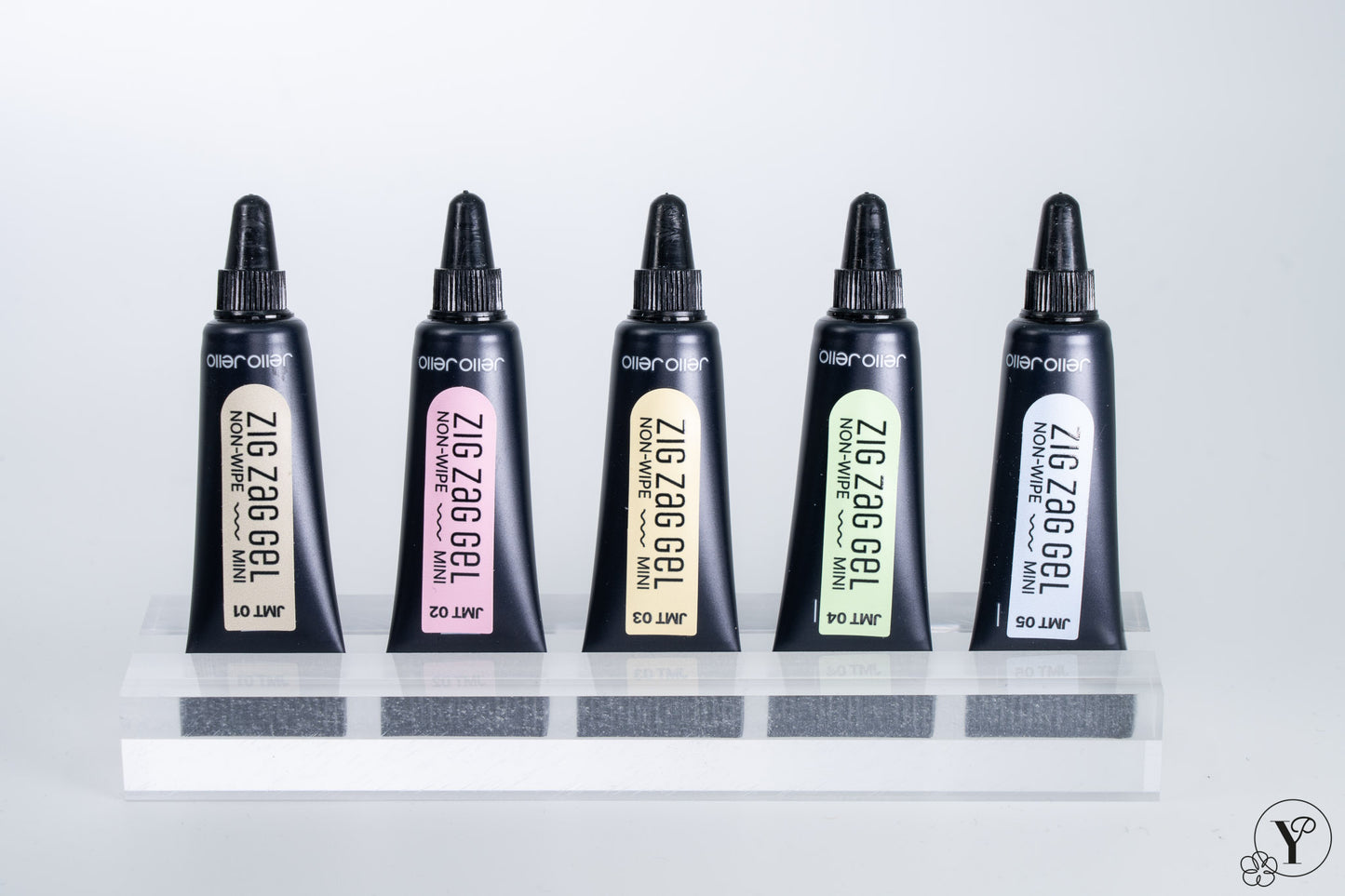 JELLO JELLO Mini Creamy Zigzag Gel Set (5pcs) - Korean 3D Gel Collection