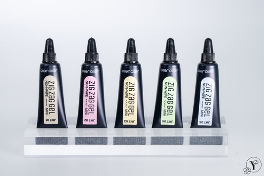 JELLO JELLO Mini Creamy Zigzag Gel Set (5pcs) - Korean 3D Gel Collection