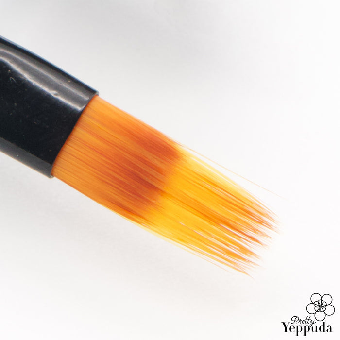 Flexible brush with a vibrant gradient of sunset-inspired hues, perfect for creating intricate patterns and gradients in artistic projects or Shopify product designs. This versatile JELLO JELLO brush can elevate the visual appeal of your Shopify products, delivering a seamless and captivating user experience.