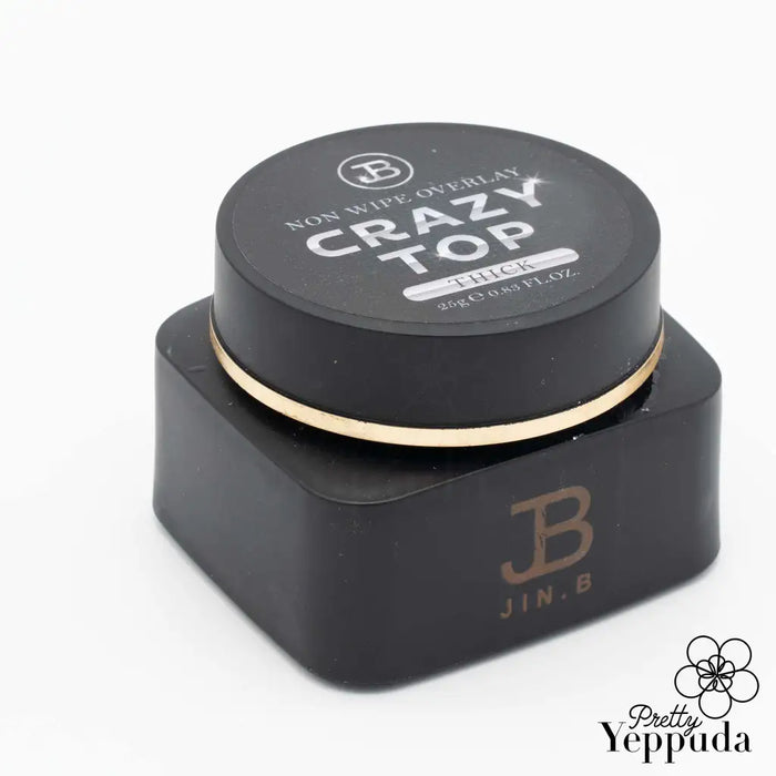JIN.B Crazy Top Thick Gel - 25g, Korean Nail Supply for Europe