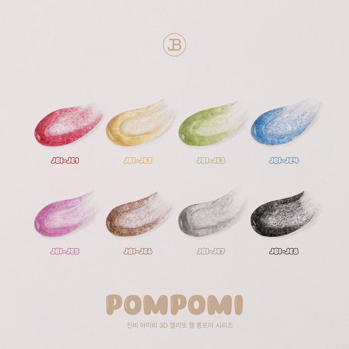 JIN.B Pompomi Collection 3D Embogel (8pcs/set)