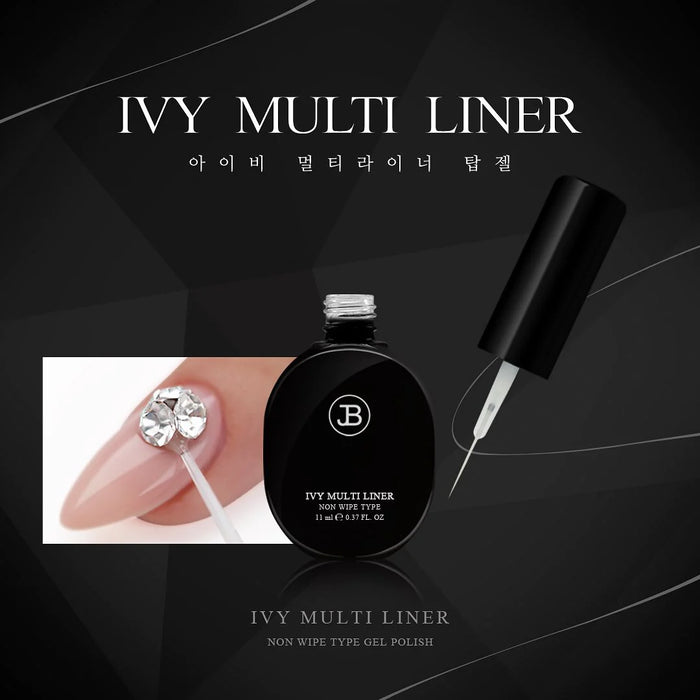 Sophisticated and long-lasting, the JIN.B IVY Multi-liner features a non-wipe gel polish formula that delivers UV/LED curing in just 24w/60sec or 48w/30sec, ensuring a durable, high-shine manicure that stays vibrant. Crafted with the discerning JIN.B brand's commitment to quality, this multi-liner product is an essential for the modern, on-the-go beauty enthusiast seeking a salon-quality nail care solution.