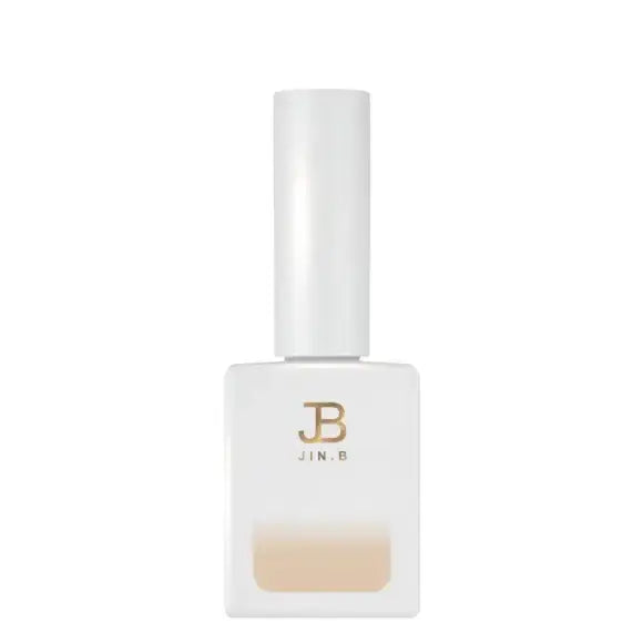 The image shows a bottle of JIN.B IVY Pianissimo Syrup Gel Set, a product offering a collection of 10 unique premium color syrup gels to achieve a flawless look, suitable for any skin and nails, with a 60-second UV/LED curing time.