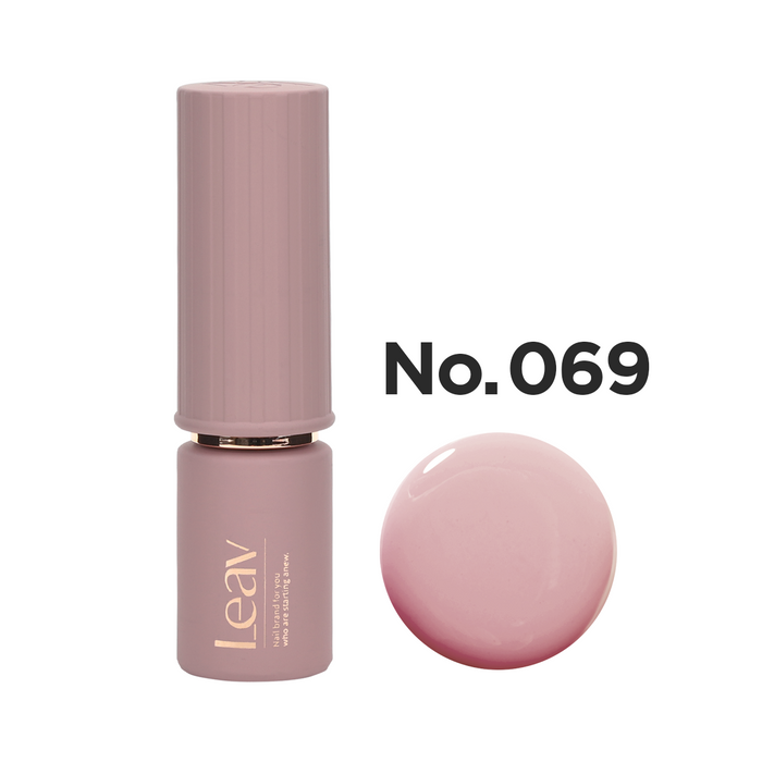 A vibrant and long-lasting LEAV Color Gel LVN069 8ml nail polish in a stunning pink hue, showcasing the brand's commitment to high-quality and versatile nail care products for the modern, fashion-conscious consumer.