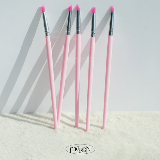 MAKE.N 5 types of soft silicone brushes