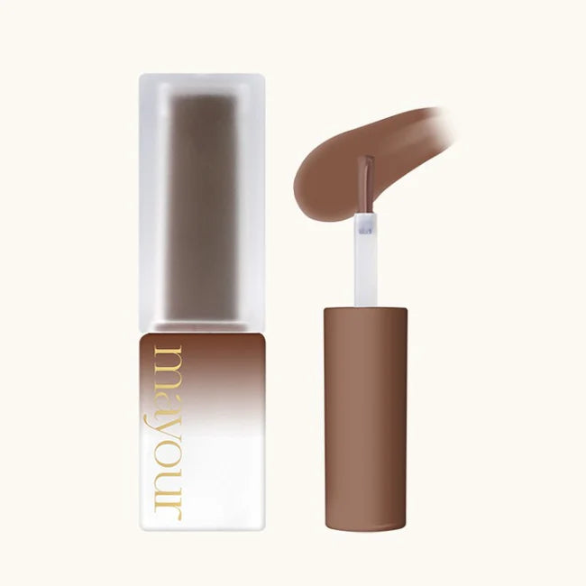 The image depicts a Shopify product titled "MAYOUR Golden Hour Collection 8pcs/set". The image shows a golden-brown makeup or cosmetic product, likely a lipstick or lip gloss, in an elegant and minimalist packaging design. The product features a sleek and refined appearance, with a sophisticated color palette that evokes the warm tones of the golden hour during sunset.