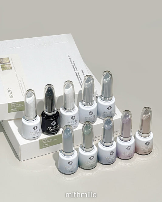 MITHMILLO Artistic Signature Daze Syrup Gel Polish Set (10pcs) – Korean Nail Gel Collection