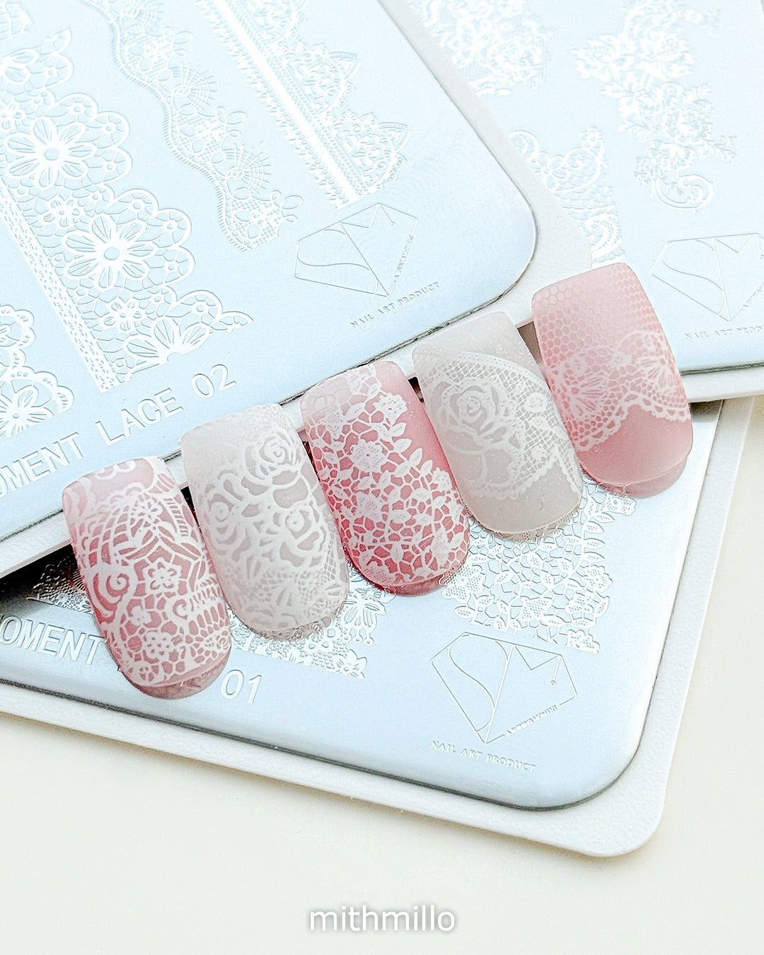 MITHMILLO x Shining Moment Stamping Gel Polish Set – Korean Nail Gel Collection and 4 Stamping Plates
