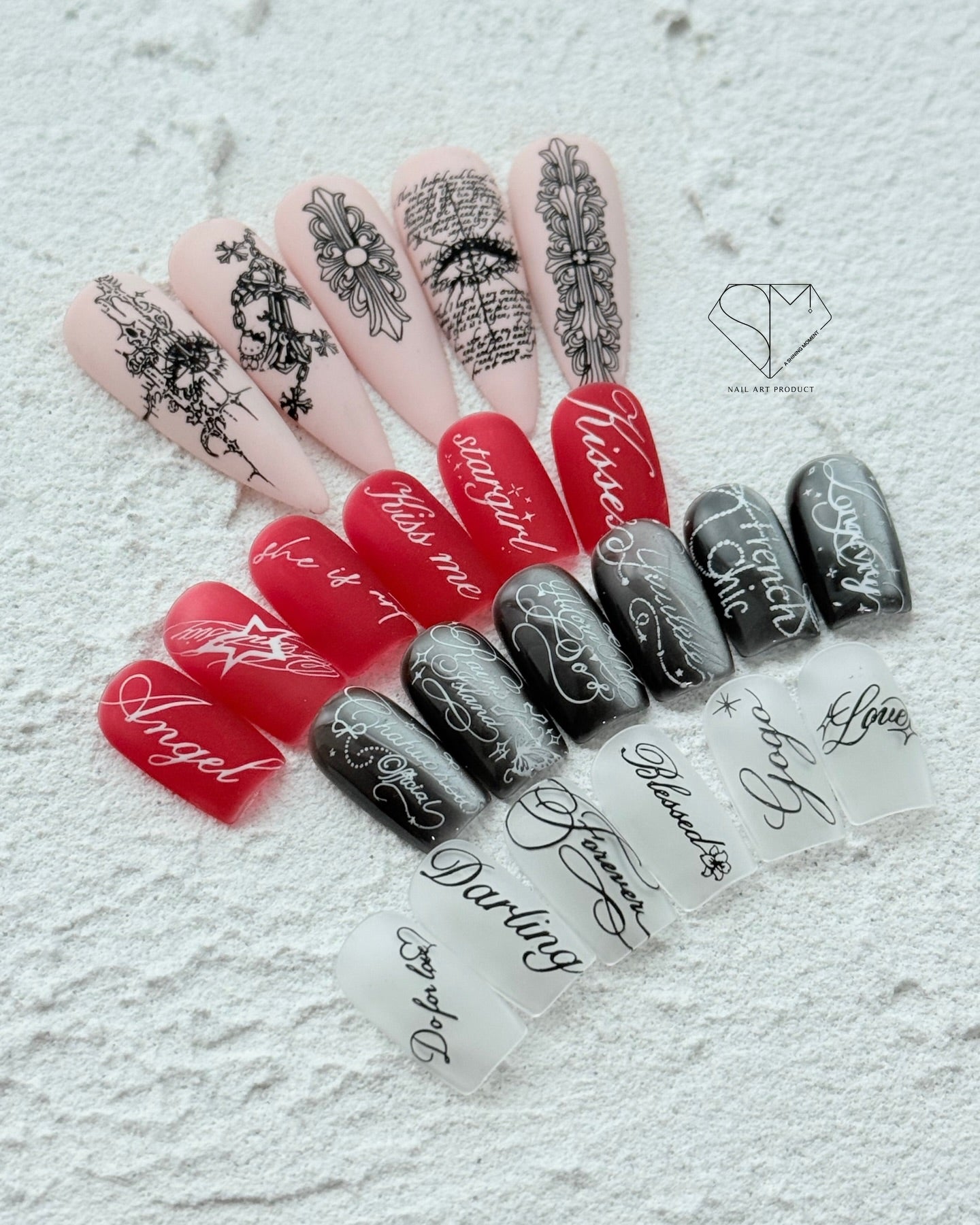 MITHMILLO x Shining Moment Stamping Gel Polish Set – Korean Nail Gel Collection and 4 Stamping Plates