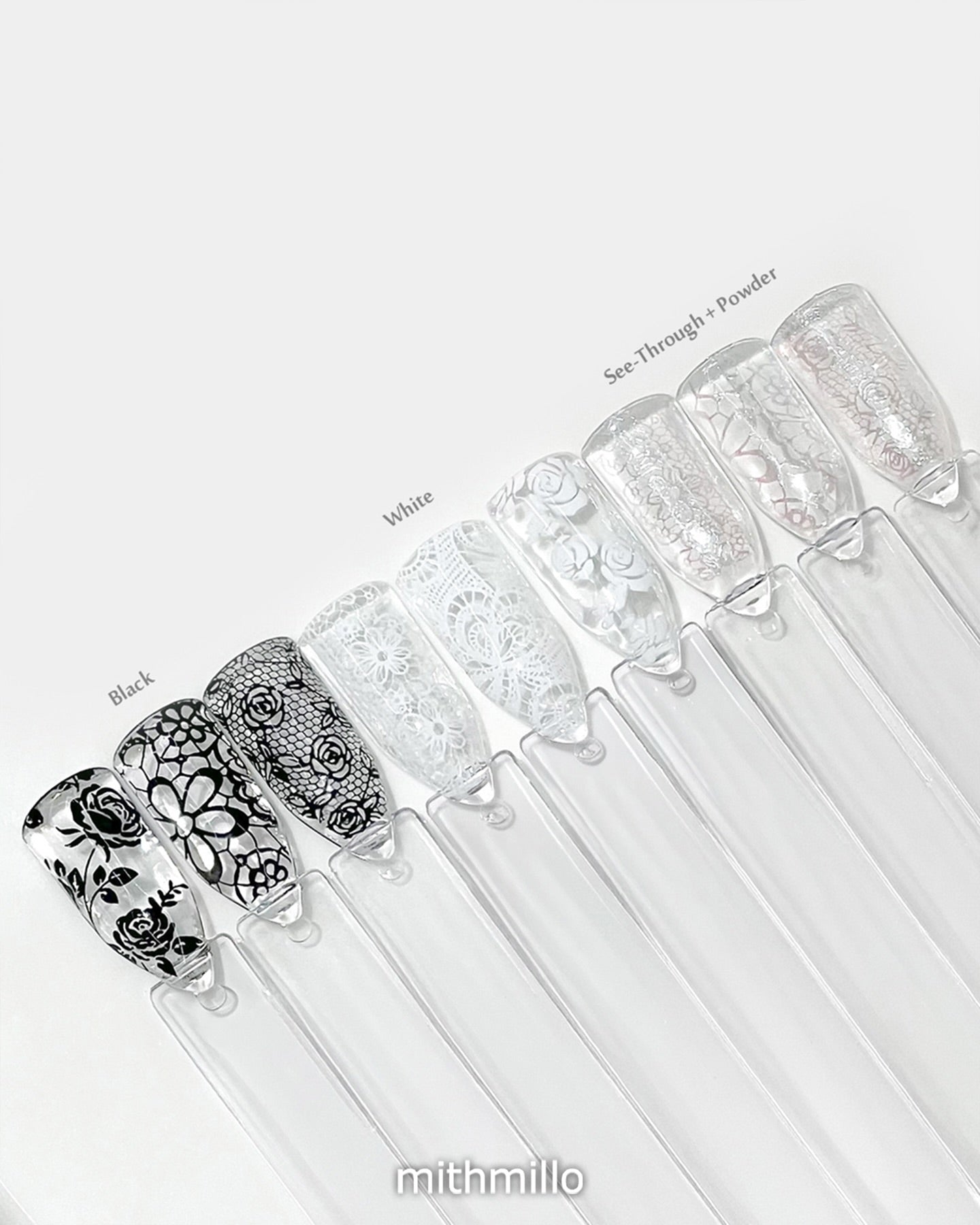 MITHMILLO x Shining Moment Stamping Gel Polish Set – Korean Nail Gel Collection and 4 Stamping Plates