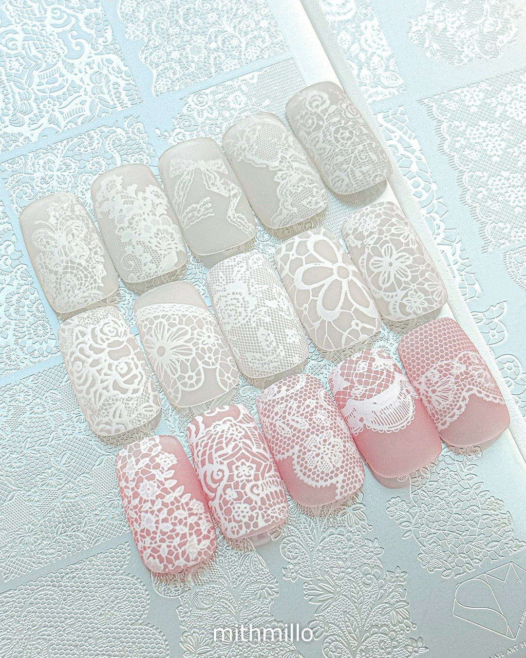 MITHMILLO x Shining Moment Stamping Gel Polish Set – Korean Nail Gel Collection and 4 Stamping Plates