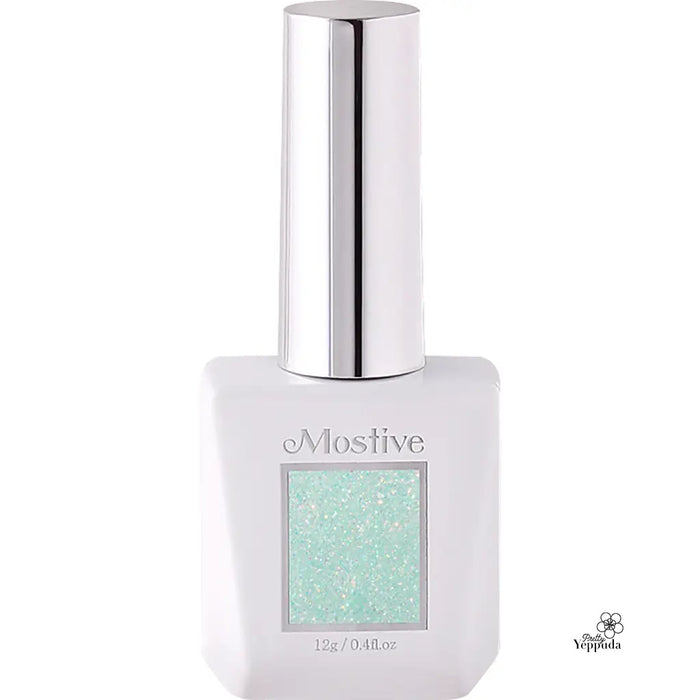 Mostive Romantic Prism Collection Nail Polish: A visually striking glitter gel polish with a dazzling, iridescent effect that can be used alone or layered over other colors to enhance the overall nail art design. The set includes six vibrant shades that add a touch of elegance and glamour to any manicure.