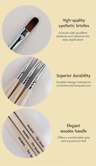 Nailbayo - Nail Brush Set (8 types)