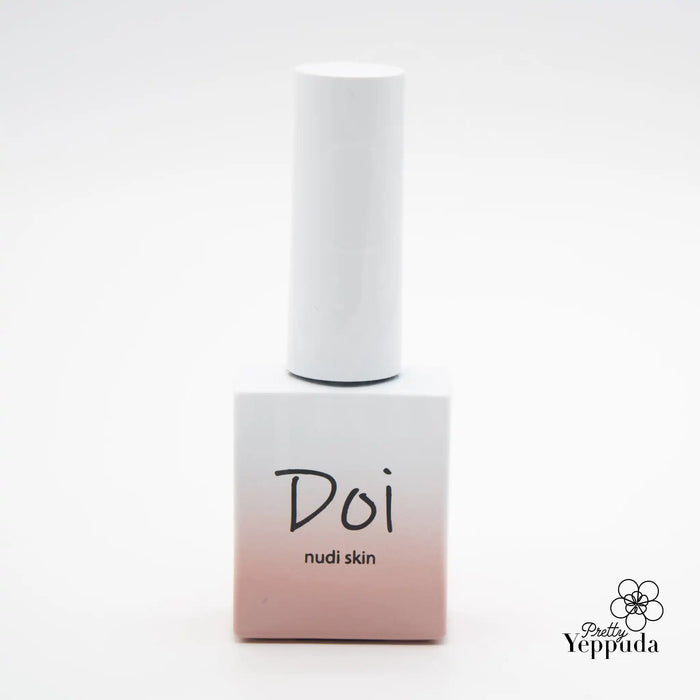 Nailbayo's DOI Nudi Gel Skin - a buildable, self-leveling gel polish with a syrupy consistency, perfect for beginners and design enthusiasts alike. This versatile base color can be the foundation for any nail art or solid manicure, showcasing the high-quality Nailbayo brand craftsmanship.