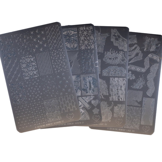 MITHMILLO x A Shining Moment Denim Stamping Plates Set (4pcs/set)