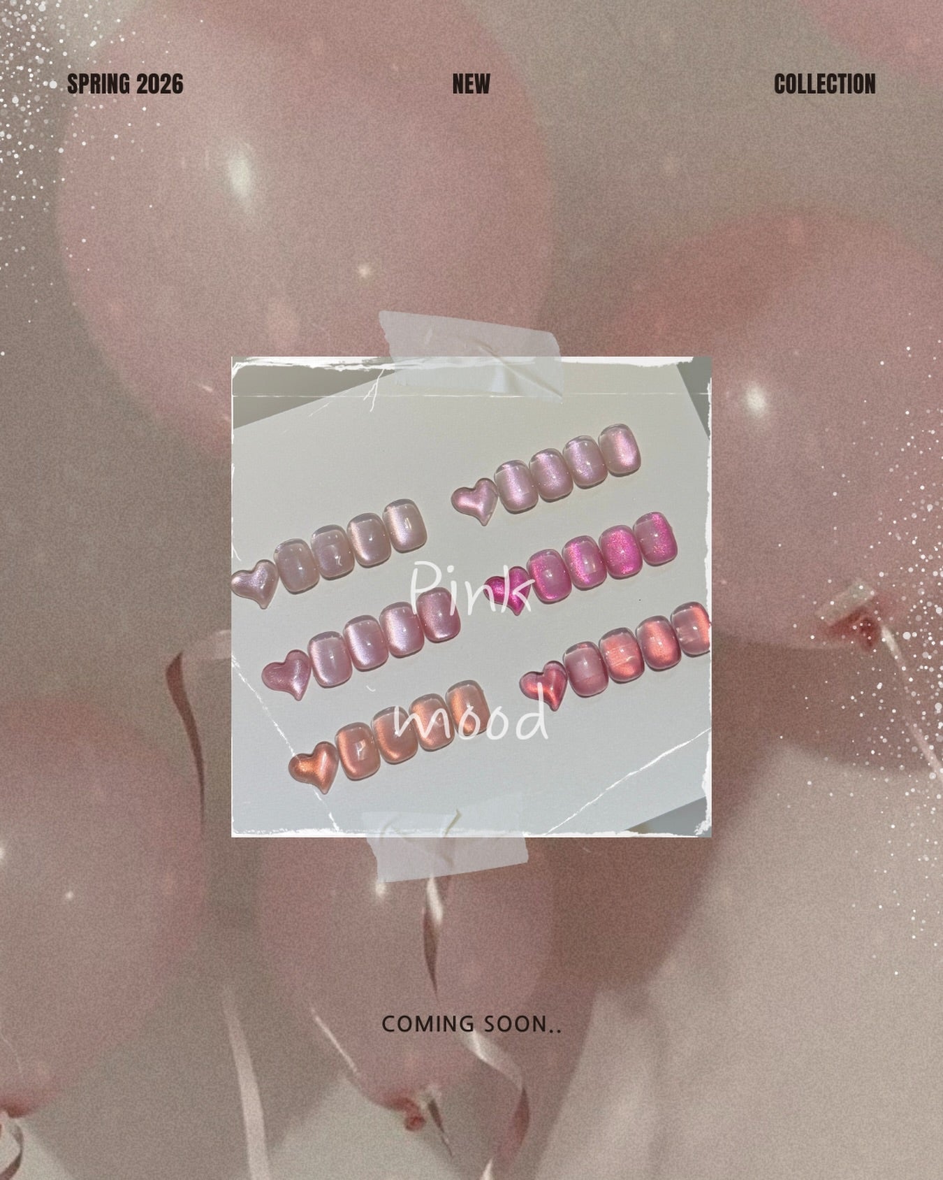 riposo Pink Mood Magnet Gel 6色セット riposo Pink Mood Magnet Gel 6色セット riposo / 受注販売(9月中旬