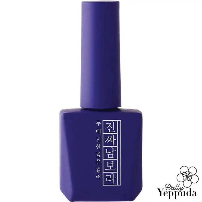 The Mostive Jinzza Series MJ36 Blue Purple gel nail polish features a vibrant, pigment-rich formula that provides long-lasting, one-coat coverage. The sleek, purple-hued bottle showcases the bold, signature color of this premium, salon-quality product from the Mostive brand.