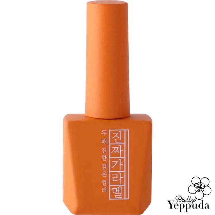 A vibrant orange gel nail polish bottle from the Mostive Jinzza Series, featuring the brand name "Mostive" prominently displayed. The product is described as a high-pigmentation, one-coat coverage gel that cures in 60 seconds under UV or 30 seconds under LED light, making it a convenient and efficient choice for nail care enthusiasts seeking a premium, long-lasting manicure experience.