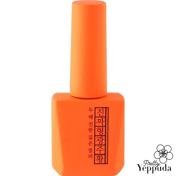 Vibrant, highly pigmented fluorescent orange nail polish from the Mostive Jinzza collection, offering one-coat coverage and fast drying for salon-quality results. Versatile and long-lasting, this Shopify product delivers a bold, eye-catching color that complements a range of styles and occasions.