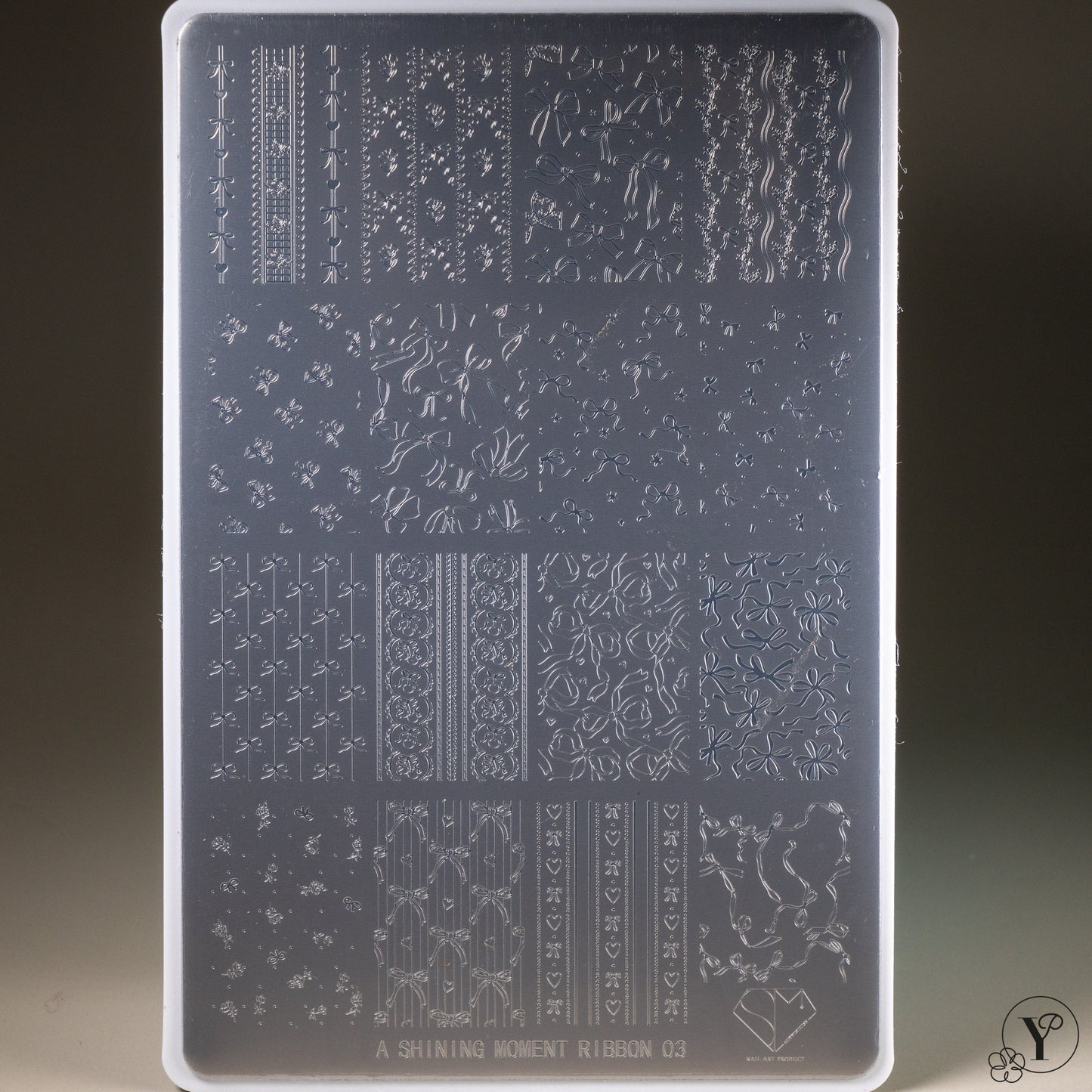 MITHMILLO x A Shining Moment Ribbon Stamping Plates Set (4pcs/set)