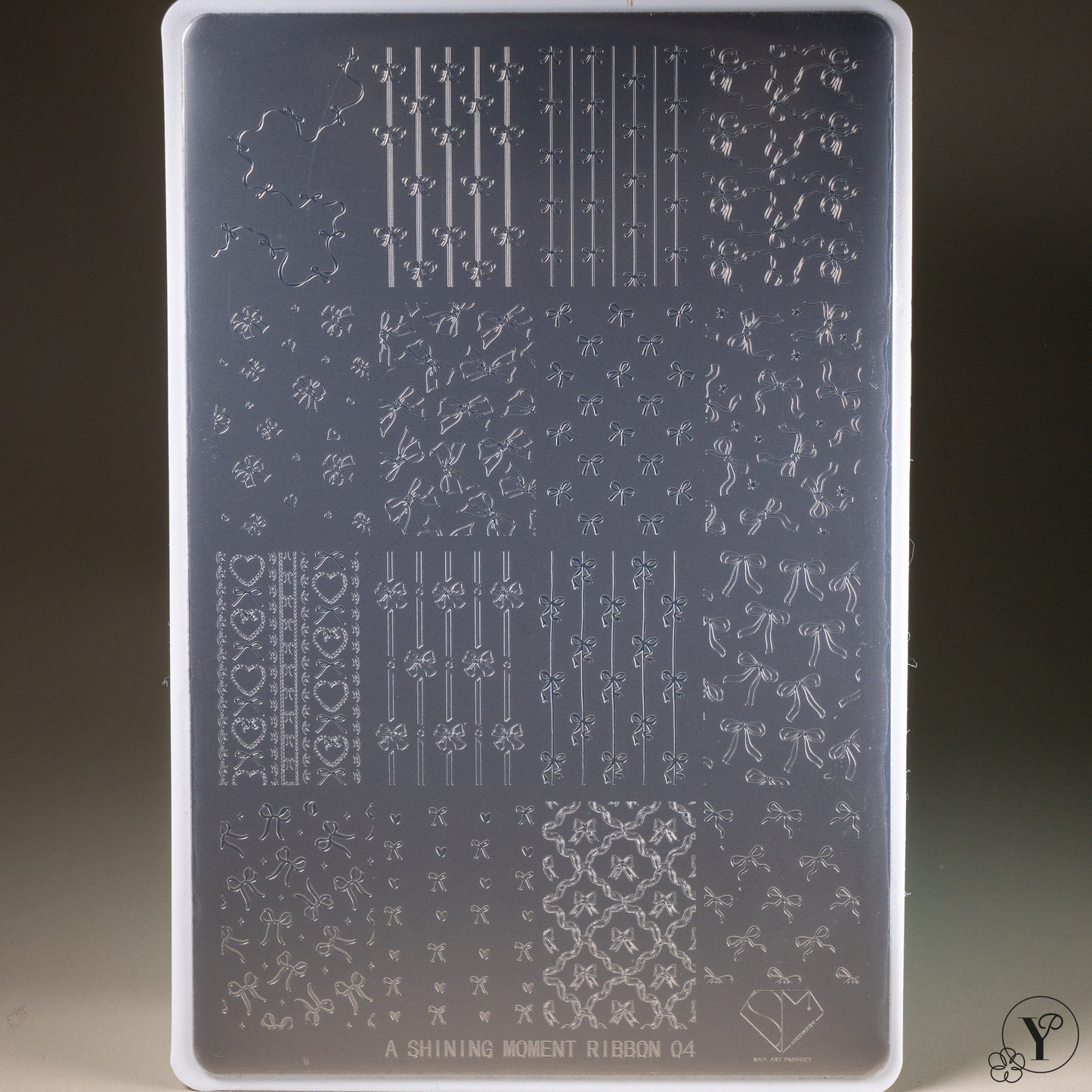 MITHMILLO x A Shining Moment Ribbon Stamping Plates Set (4pcs/set)