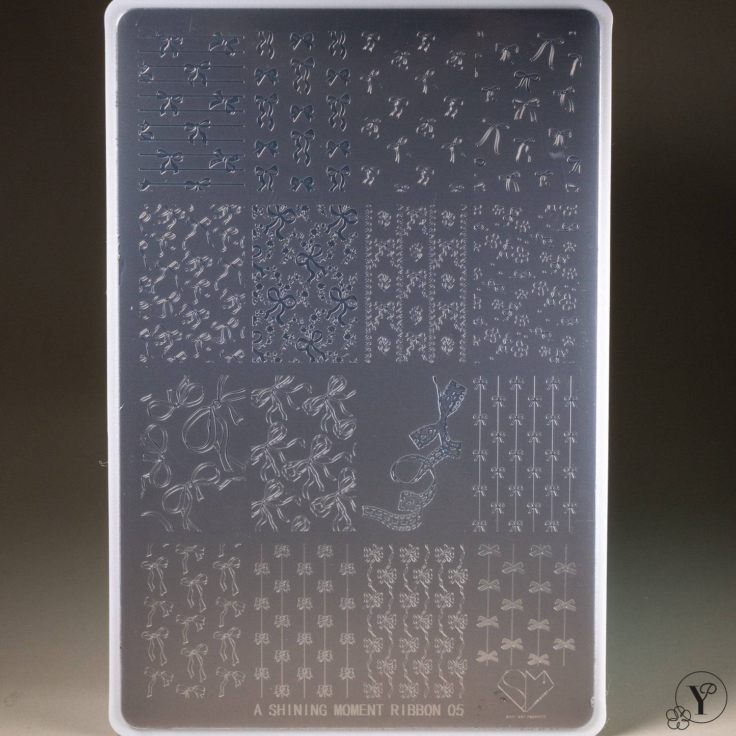 MITHMILLO x A Shining Moment Ribbon Stamping Plates Set (4pcs/set)