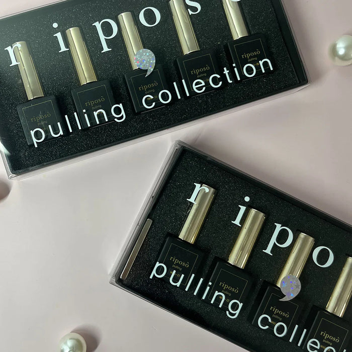 Elevate your nails with the revolutionary "RIPOSO Pulling Gleam A Set" from the Pulling Collection! This one-step magnetic gel simplifies powder nail art, enabling an effortless and gleaming finish. Indulge in the convenience of this versatile product, available in a range of captivating shades to match your personal style. Experience the Pulling Collection's innovative formula, designed to redefine your nail care routine.