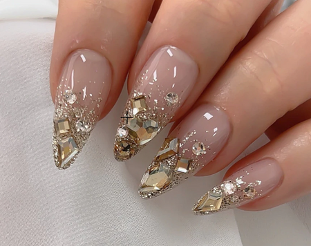 DOI Nudi Glitter Gel Gold - 10ml | Korean Nail Supply for Europe | Gelnagel