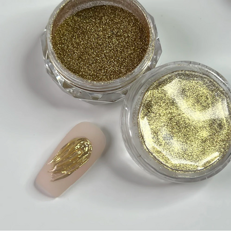 Nailbayo - Gold Mirror Powder | Korean Nail Supply for Europe | Gelnagel