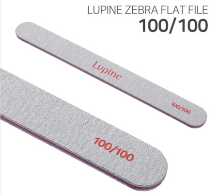 Lupine Zebra Flat File 100/100 | Korean Nail Supply for Europe | Gelnagel