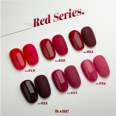 It's Lit Regular Red series - Limited stock | Korean Nail Supply for Europe