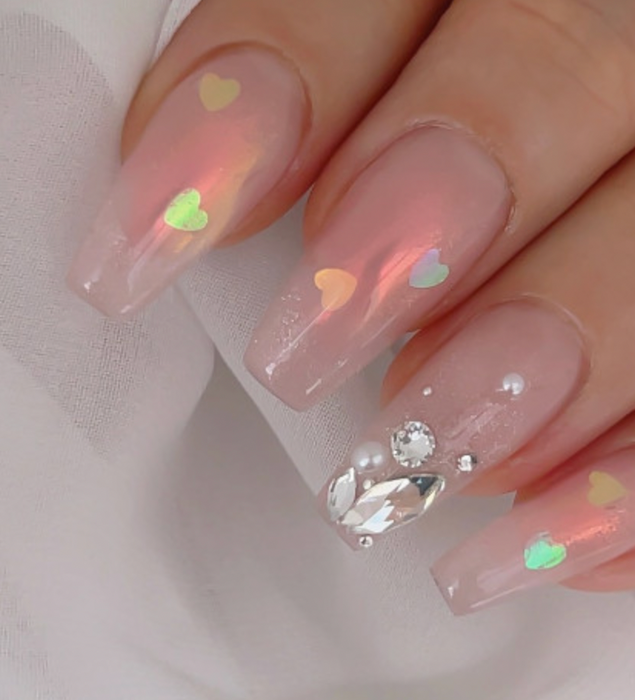 Nailbayo - Heart pop Glitter | Korean Nail Supply for Europe | Gelnagel