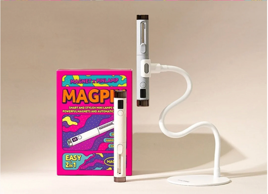 Mayour x SHINY MAGPIN (Magnet and sensor pin cure lamp in one) Beige