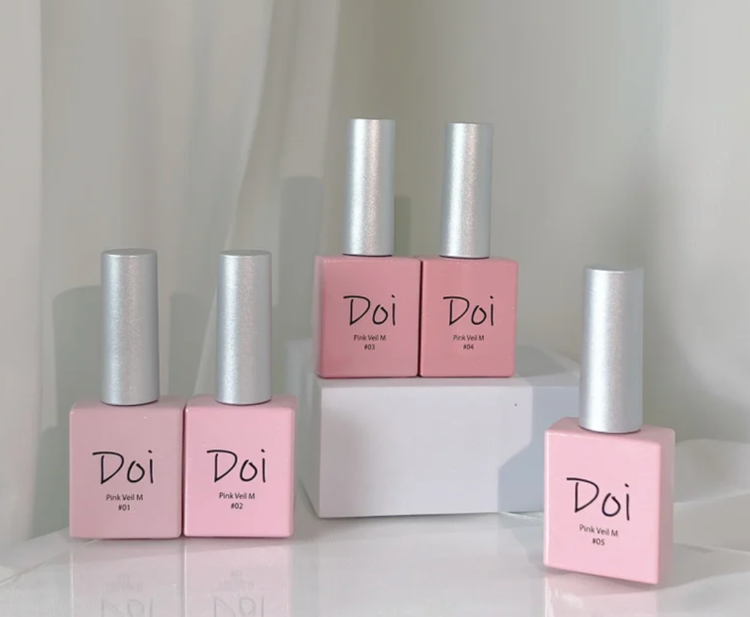 NAILBAYO Pink Veil Magnet Gel Collection – 5 Colours