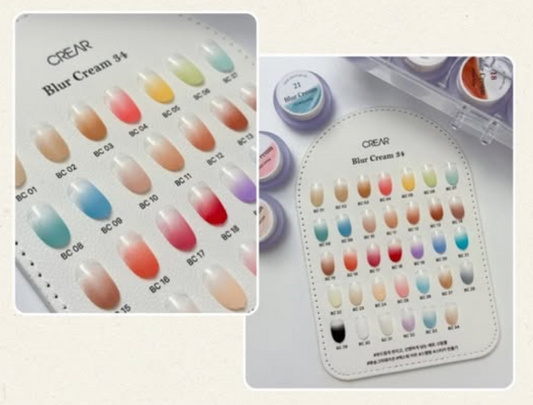 CREAR Blur Cream Color Gel 34 Set – Black Case
