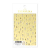 Elegant and delicate Japanese nail art stickers featuring a vibrant array of white dried flowers against a warm yellow background, perfect for adding a touch of natural beauty and sophistication to your Shopify product. The stickers measure 88mm x 150mm and come in a sheet size of 88mm x 120mm, providing ample options for creative nail art designs. Tsumekira, a renowned Japanese nail art brand, presents this captivating SAKI CHIBA × WHITE SWAG NN