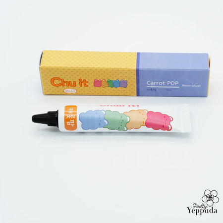 VALLA Chu It 3D Deco Gel - Carrot Pop - Neon Orange | Korean Nail Supply for Europe | Pretty Yeppuda