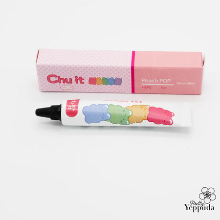 VALLA Chu It 3D Deco Gel - Peach pop - Neon Pink | Korean Nail Supply for Europe | Pretty Yeppuda