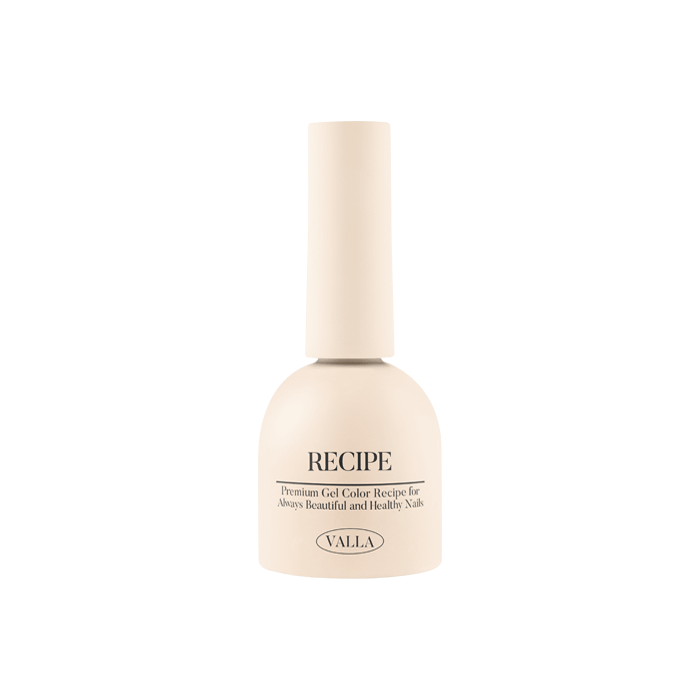 Elegant bottle of VALLA's Solid 100 Non-Wipe Color Collection (Single Gels), featuring a premium gel color polish with a smooth, vivid application in 100 carefully curated shades for a long-lasting, high-quality manicure. This versatile nail lacquer offers a non-wipe finish and full coverage in just one coat, making it a must-have for nail enthusiasts and beauty aficionados alike.